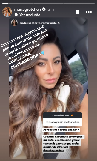 Reprodução: Instagram/Andressa Miranda