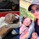 Filha de Letícia e Juliano Cazarré deixa hospital após 3ª internação do ano