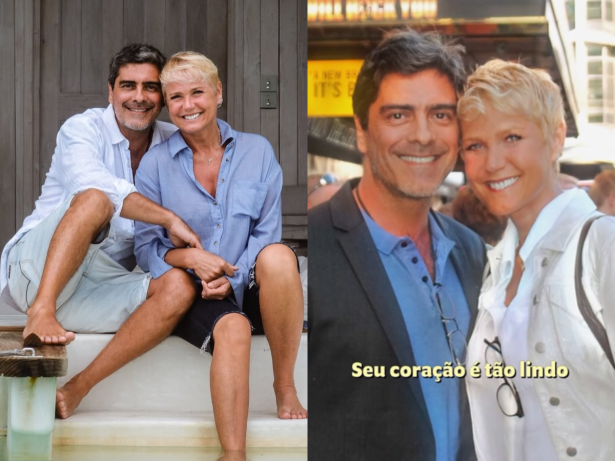 Xuxa compartilha música que ganhou do marido Junno e se declara: “Te amo”