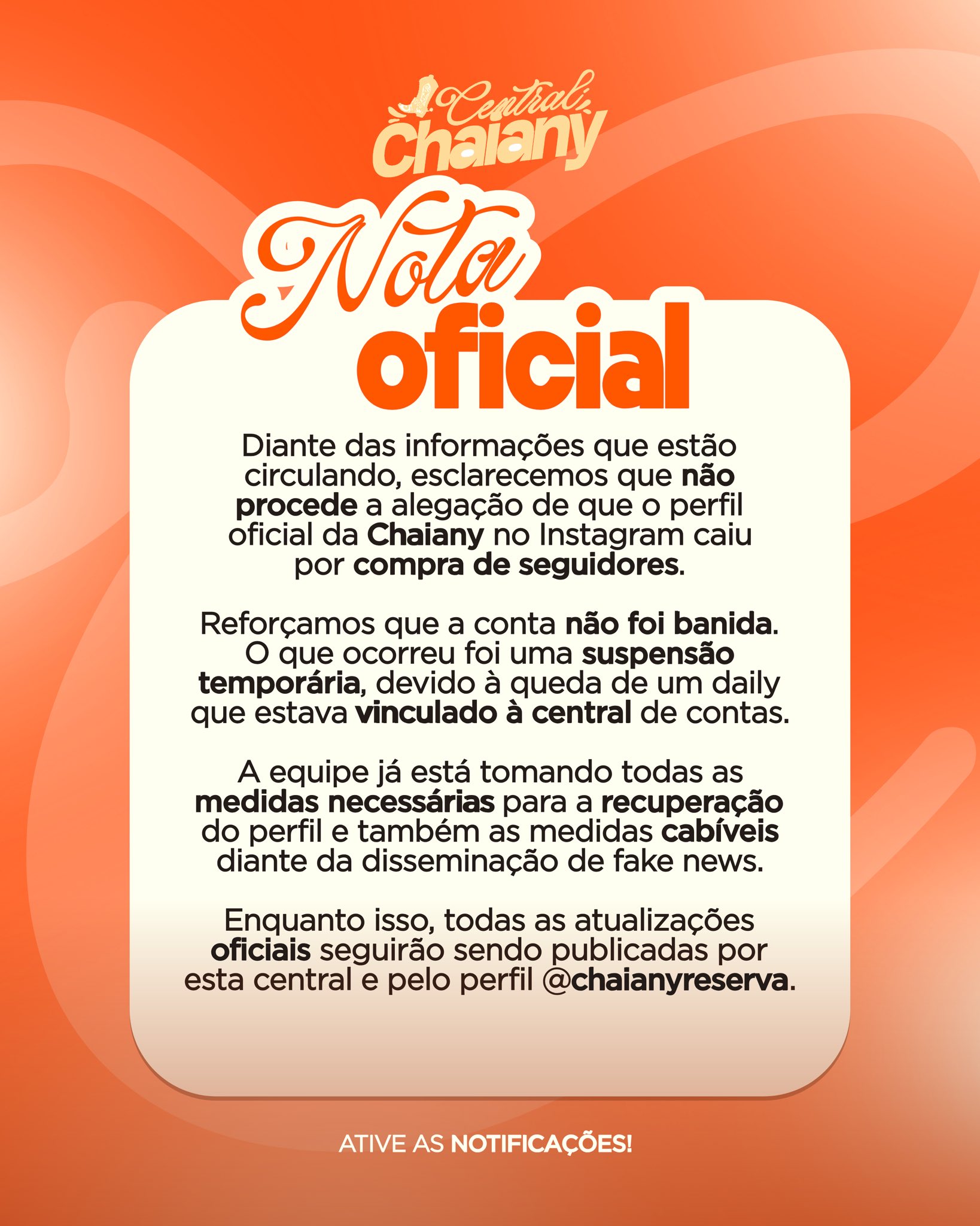 Crédito: Reprodução X @chaiany_andrade