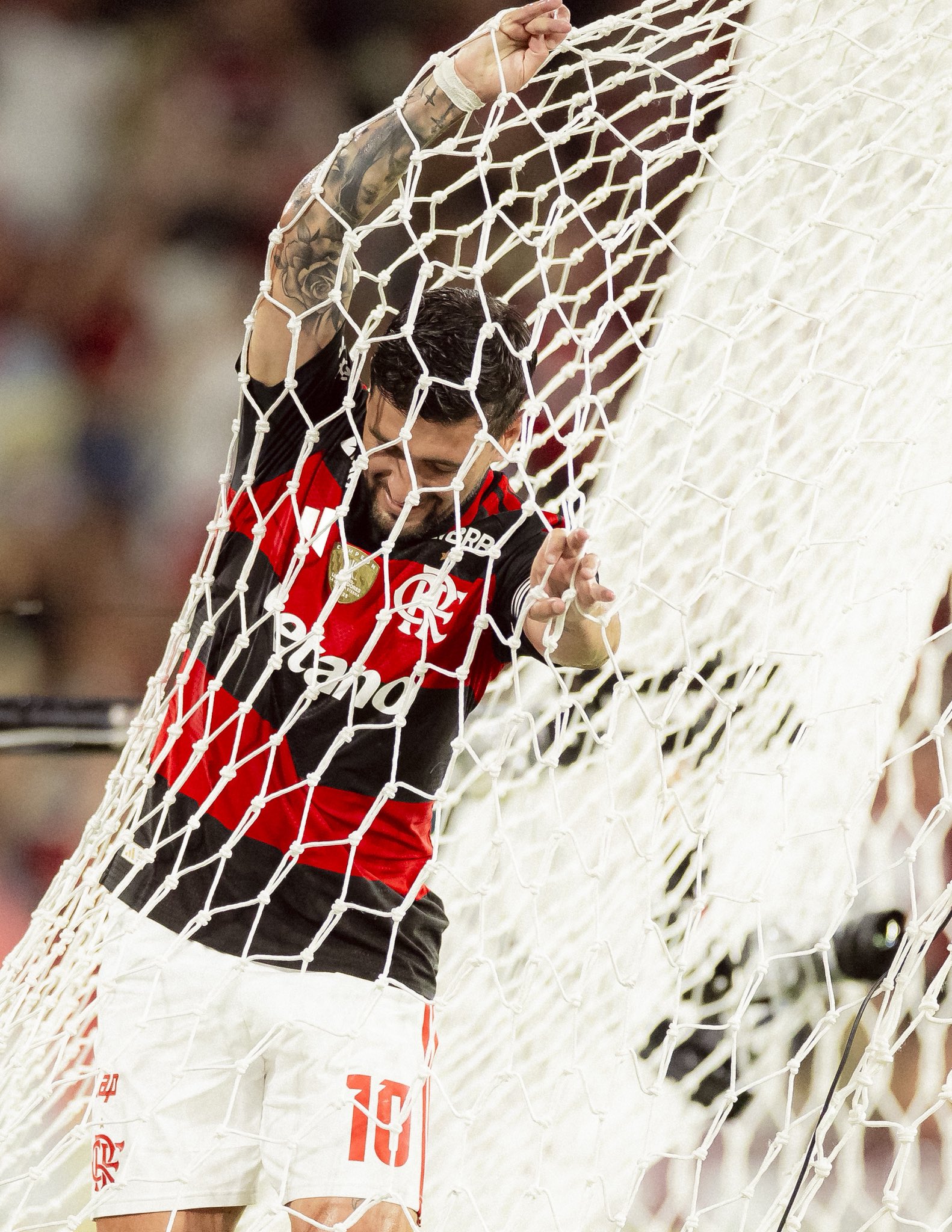 Arrascaeta balançou as redes pela 100 vez com a camisa do Flamengo / Foto: Adriano Fontes / Flamengo 