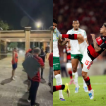 Após expulsão contra o Palmeiras, Carrascal faz festa e é cobrado por torcida do Flamengo