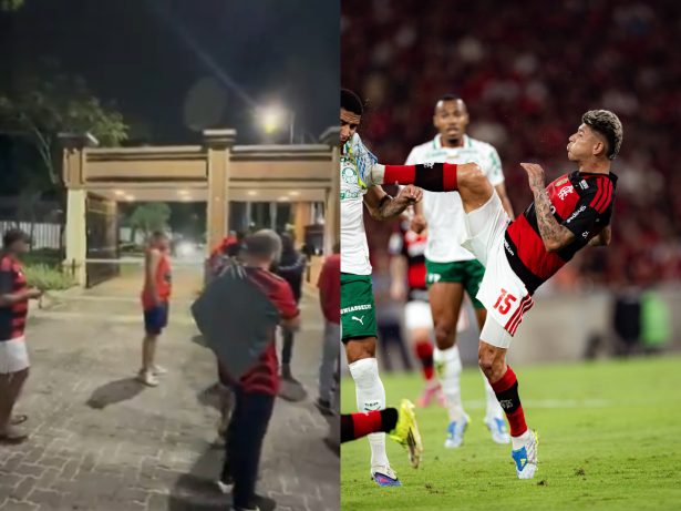 Após expulsão contra o Palmeiras, Carrascal faz festa e é cobrado por torcida do Flamengo