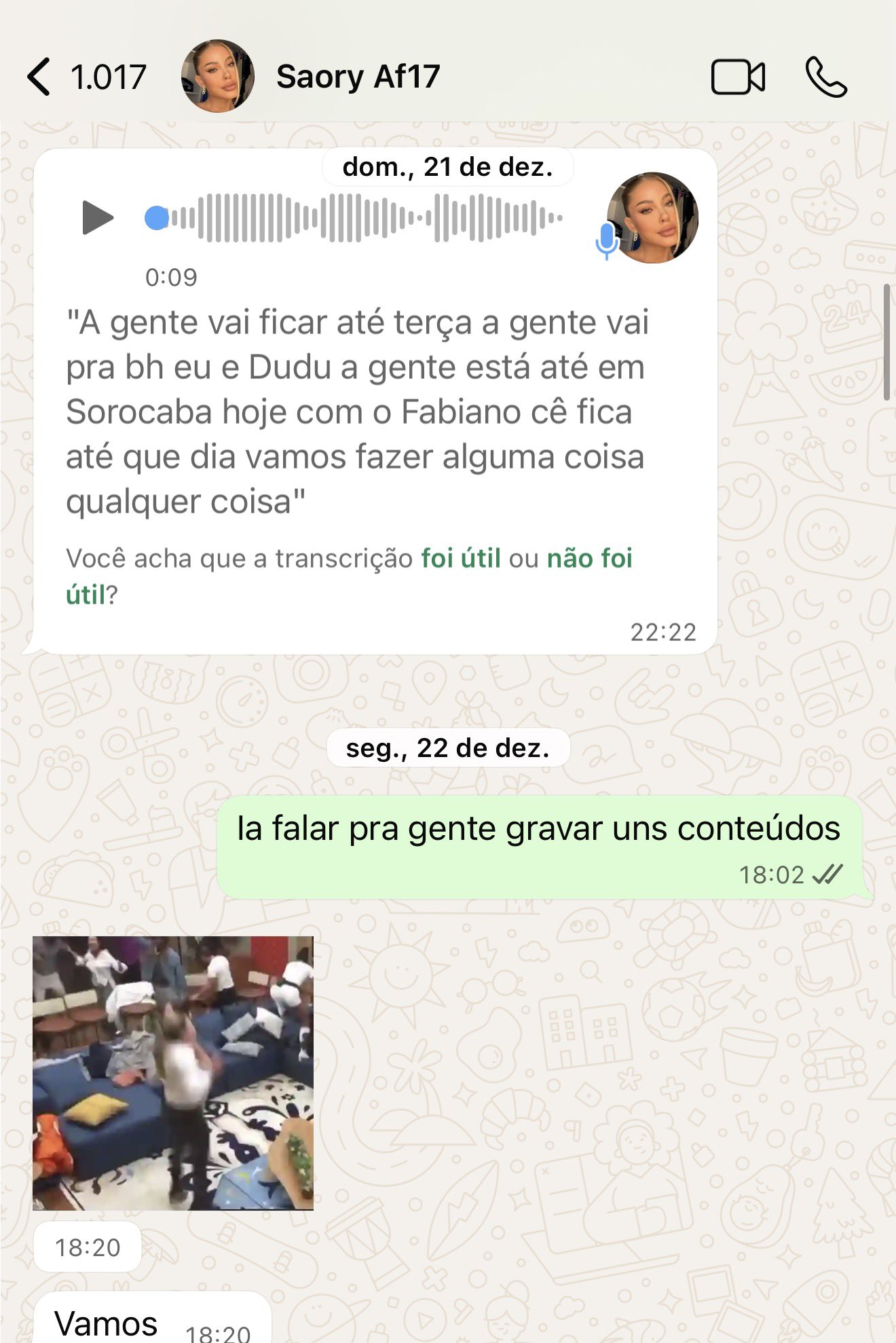 Reprodução: X/@DudaWendling Reprodução: X/@DudaWendling