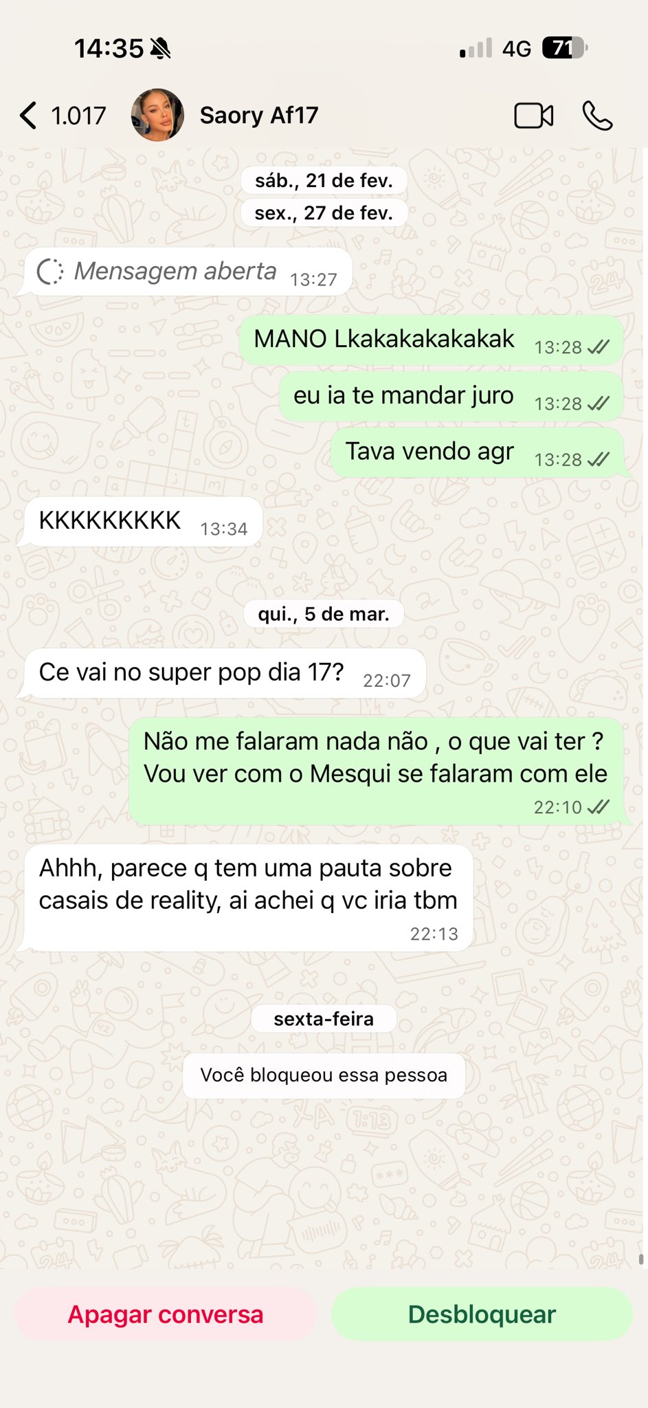 Reprodução: X/@DudaWendling Reprodução: X/@DudaWendling