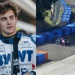 Colapinto sofre grave acidente em teste pela Fórmula 1 e precisa de atendimento médico
