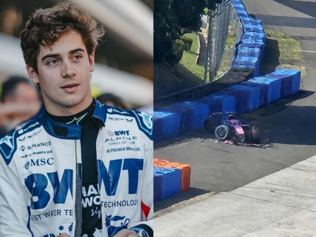 Colapinto sofre grave acidente em teste pela Fórmula 1 e precisa de atendimento médico