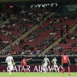 FIFA divulga lotação, mas estádio aparece com arquibancadas vazias em jogo da Copa