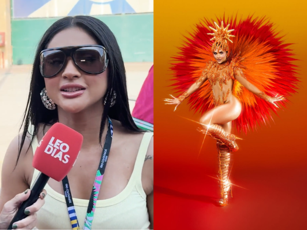 Mileide Mihaile comemora sua estreia como rainha de bateria da Tijuca: “Irretocável”