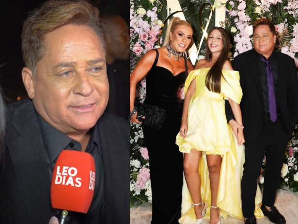 Leonardo celebra 15 anos da neta e comenta presente inusitado: “Era o que tinha pra dar”