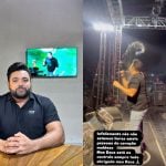 Cantor de forró atingido por latinha em show atualiza estado de saúde