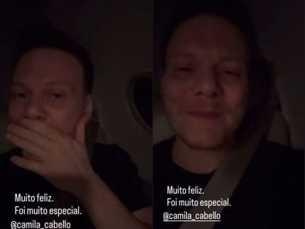 Michel Teló reage emocionado a Camila Cabello cantando “Ai, se eu te pego” no The Town