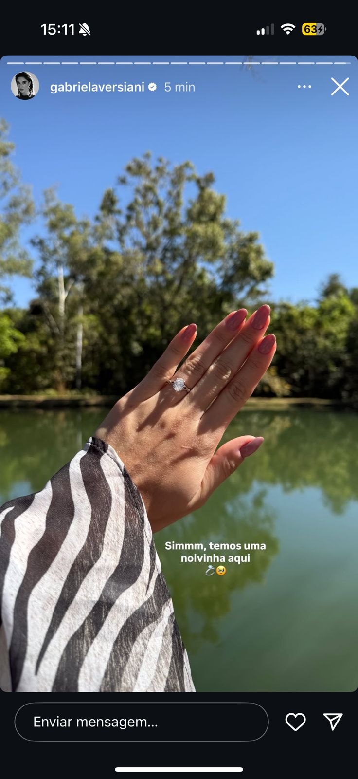 Reprodução/@gabrielaversinai Reprodução/@gabrielaversinai