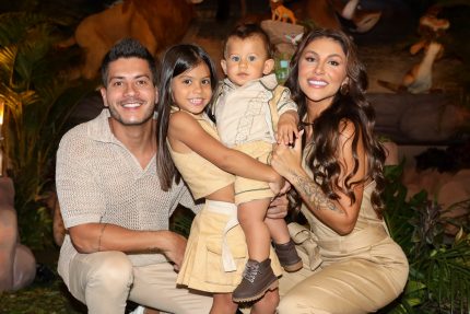 Aniversário de Gabriel, filho de Arthur Aguiar e Jheny Santucci