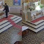 Homem detona bomba em altar de igreja vazia em Santa Catarina