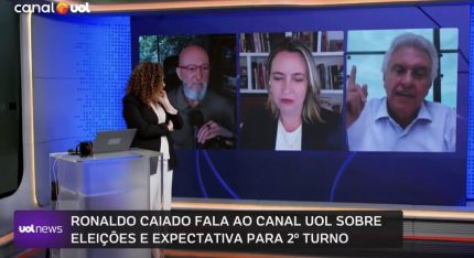 Caiado se irrita com jornalista ao ser questionado sobre apoio a Flávio: “Contenha o seu petismo”
