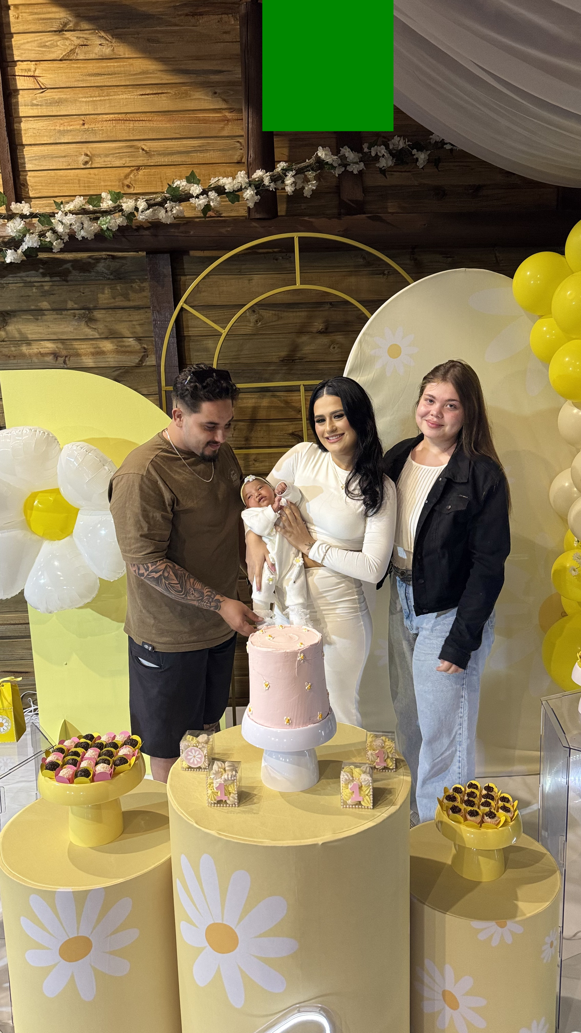 Irmão de Pedro e ex-cunhada de Rayne foram ao aniversário da filha do ex-"BBB16" / Reprodução 