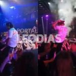 Mulher pega nas partes íntimas de Zé Felipe durante show em casa noturna