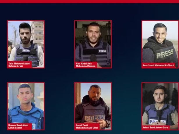 Ataque israelense em Gaza mata seis jornalistas, incluindo quatro da Al Jazeera