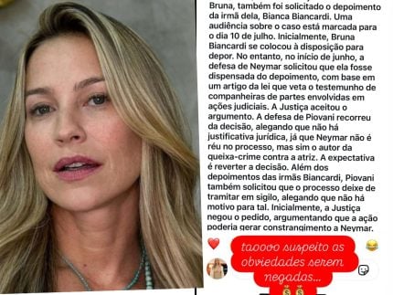 Luana Piovani reage à decisão da Justiça em processo com Neymar: “Tão suspeito”