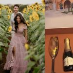Contagem regressiva: Laís Caldas e Gustavo revelam convite dos padrinhos de casamento