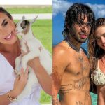 Nicole Bahls batiza cabritos com nomes de Virginia e Zé Felipe, e influenciadora reage