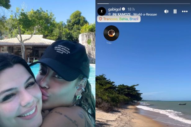 Rafaella Santos e Gabigol viajam juntos para Trancoso, onde vão passar a virada