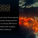 Cerimônia do Critics Choice Awards é adiada devido a incêndios em Los Angeles. Saiba nova data