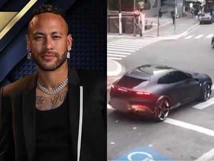 Ferrari milionária de Neymar comete infração em São Paulo