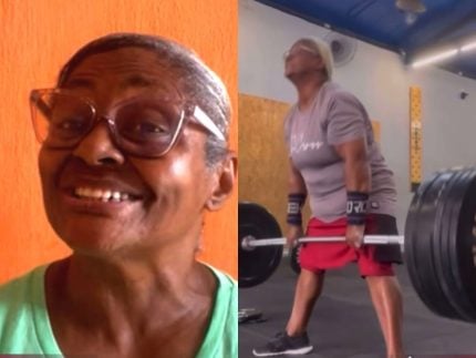 Conheça Dona Marluce, a “irmã do Crossfit” que impressiona ao levantar 95kg