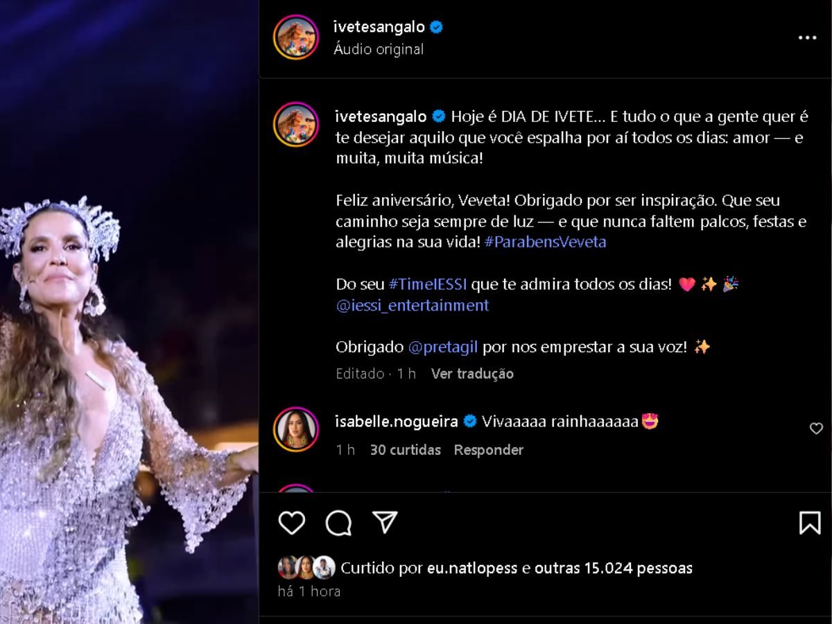Reprodução: Instagram 