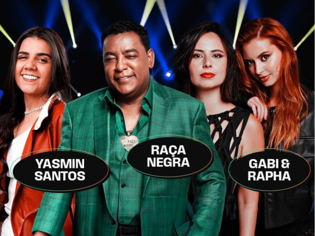 Yasmin Santos, Raça Negra e Gabi & Rapha fazem show gratuito em SP em novembro