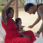 Iza e Yuri Lima batizam Nala em cerimônia íntima no Rio de Janeiro