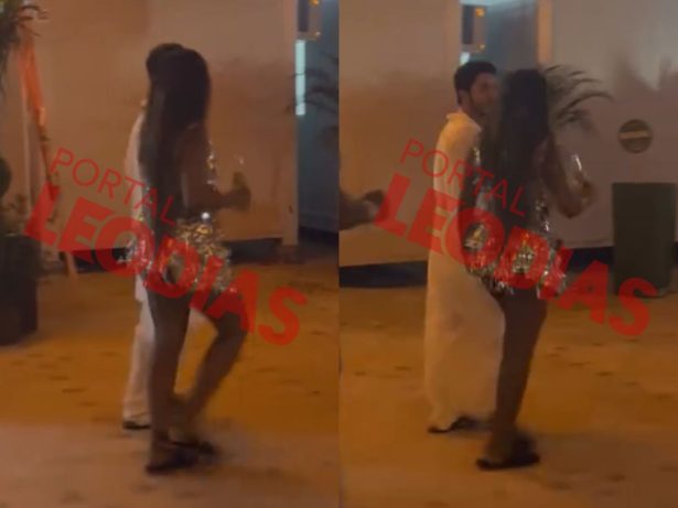 No Copacabana Palace, Iza troca beijos com novo affair na frente de outros hóspedes