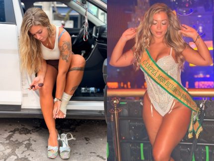 Nova Miss Bumbum acusa participantes de colocarem “pó de vidro” em sua sandália