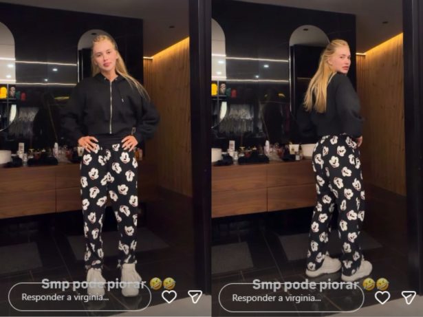 Visual casual de Virginia vira alvo de comentário de Vini Jr.: “Poderia ser pior”