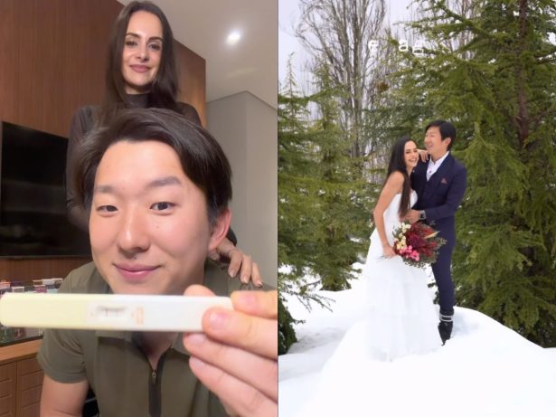 Ex-BBB Pyong Lee anuncia gravidez da esposa Natália Nasser: “Nossa família vai crescer”