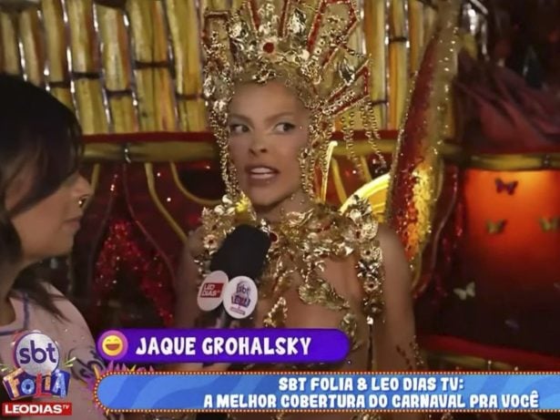 Barraco de Carnaval! Jaqueline Grohalski bate boca antes do desfile: “Ignorante”