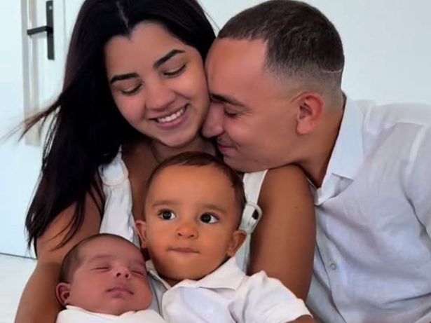 João Gomes e Ary Mirelle compartilham fotos de ensaio com os filhos: “Grande amor”