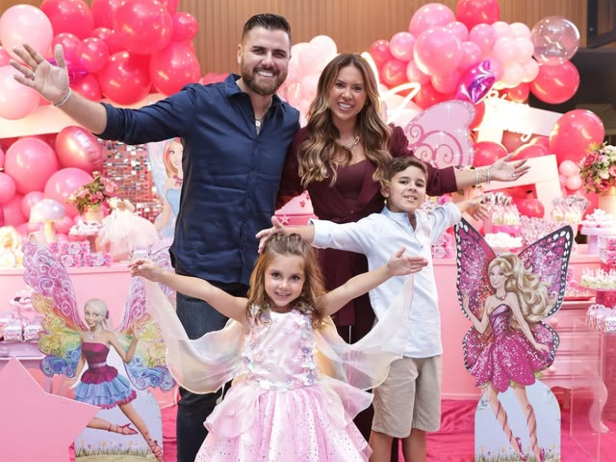 José Filho, Zé Neto, Angelina e Natália Toscano - Foto: Lívia Cardoso/Instagram
