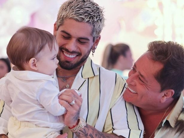 Mini Leonardo? Poliana aponta semelhança entre cantor e o filho de Zé Felipe e Virginia