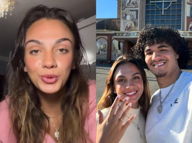 Noiva de Gui Santos se pronuncia após jogador ser flagrado com mulheres em boate