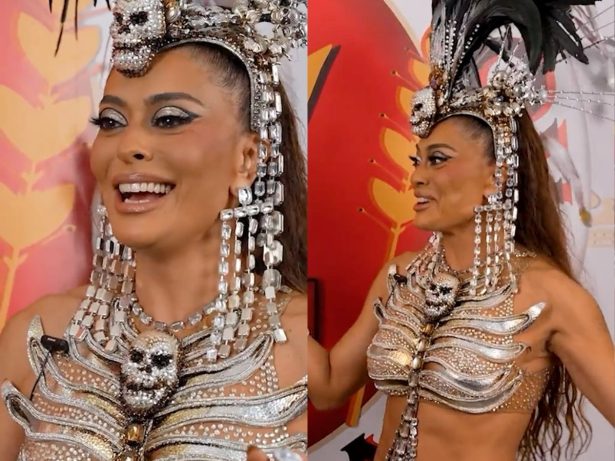“Quero que sirva de inspiração”, diz Juliana Paes sobre mulheres maduras no Carnaval