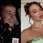 Namorado de Marina Sena, Juliano Floss reage incrédulo com pergunta sobre sua ex, Vivi Wanderley