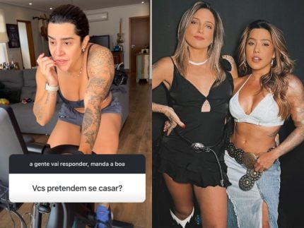 Juntas há poucos meses, Lauana Prado e Tati Dias respondem se pretendem se casar