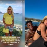 Vini Jr. sai em defesa de Virginia após influenciadora ser xingada no Maracanã