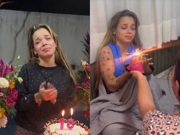Kamylinha completa 18 anos e chora com a ausência de Hytalo Santos