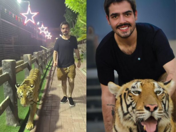 João Silva surpreende seguidores ao aparecer passeando com Tigre