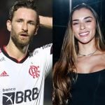 Léo Pereira e Tainá Castro estão cara a cara neste momento; oficial de Justiça vai intimá-lo