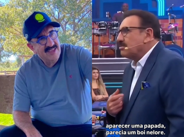 Ratinho revela cirurgia para retirar a papada após emagrecer 16 kg
